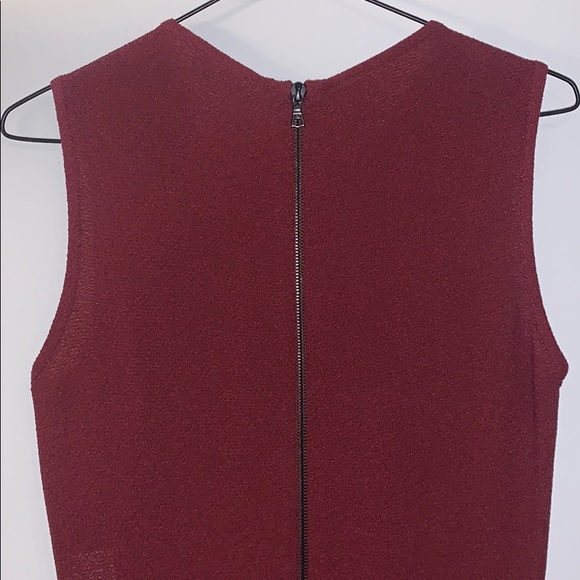 Sandro burgundy dress - Picture 5 of 6